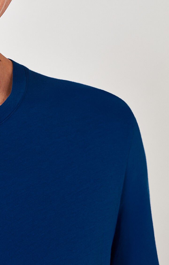 American Vintage T-shirt Homme Decatur - BLEU ELECTRIQUE Bleu - H20