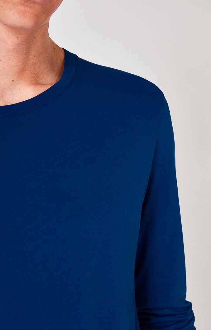 American Vintage T-shirt Homme Decatur - BLEU ELECTRIQUE Bleu - H20