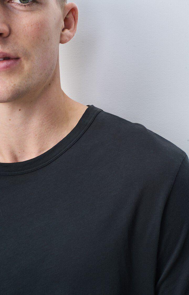 American Vintage T-shirt Homme Decatur - CARBONE 23 Manches Courtes Noir - E25