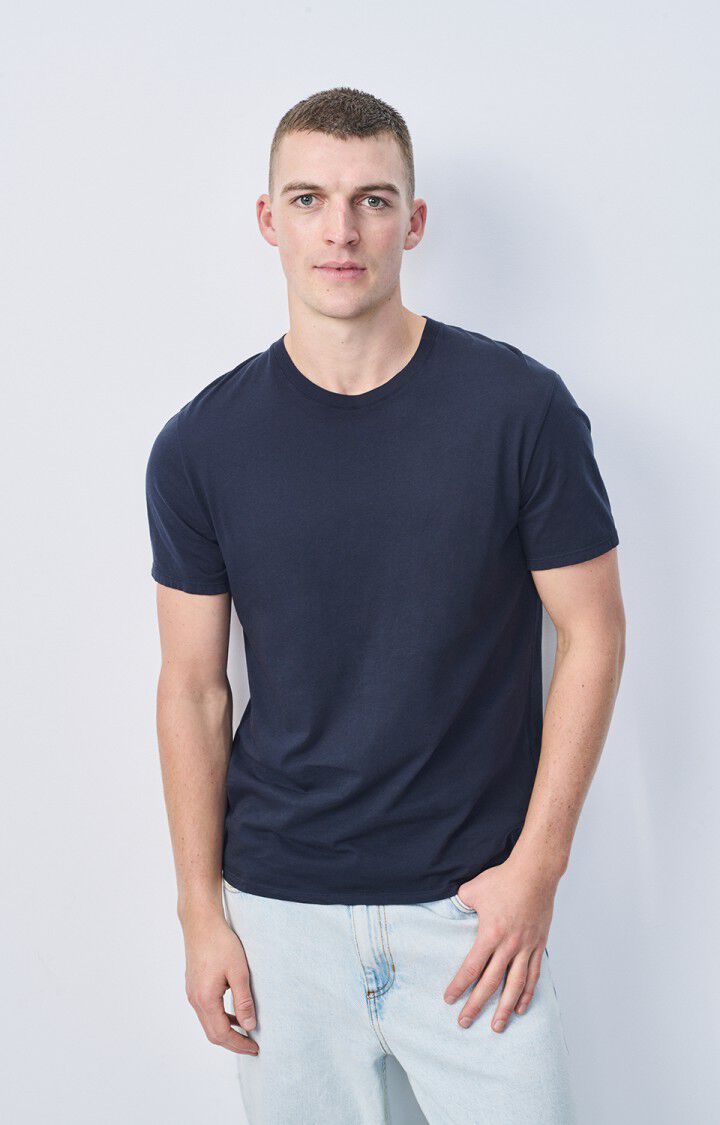 american vintage T-shirt homme Decatur - CAVIAR 21 Manches courtes Bleu - E25