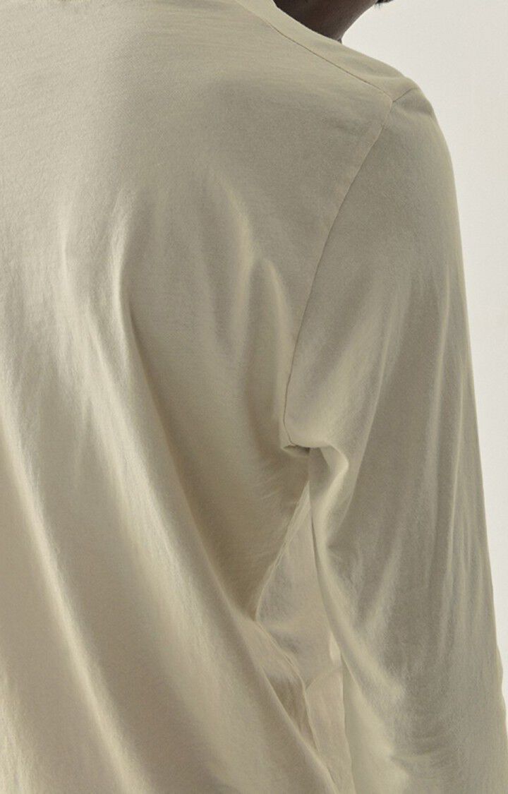 American Vintage T-shirt Homme Decatur - CRAIE 68 Manches Longues Beige - E23