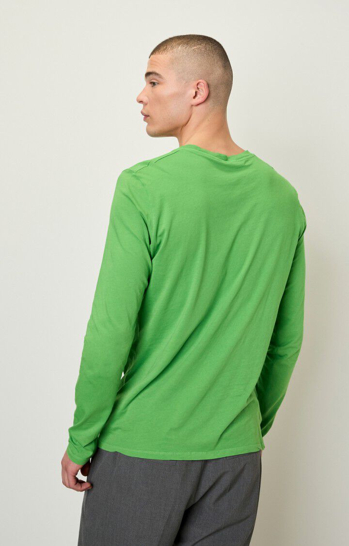 American Vintage T-shirt Homme Decatur - CRESSON 68 Manches Longues Vert - H22