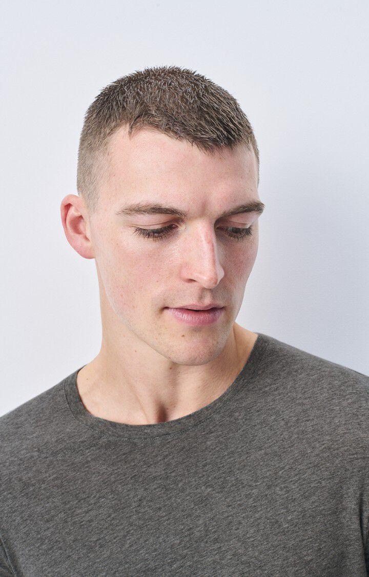 American Vintage T-shirt Homme Decatur - GRIS CHINE 21 Manches Courtes Gris - E25