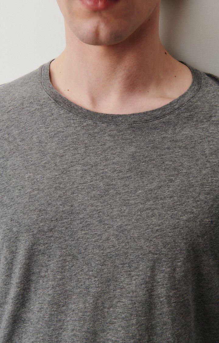 American Vintage T-shirt Homme Decatur - GRIS CHINE 68 Manches Longues Gris - E25