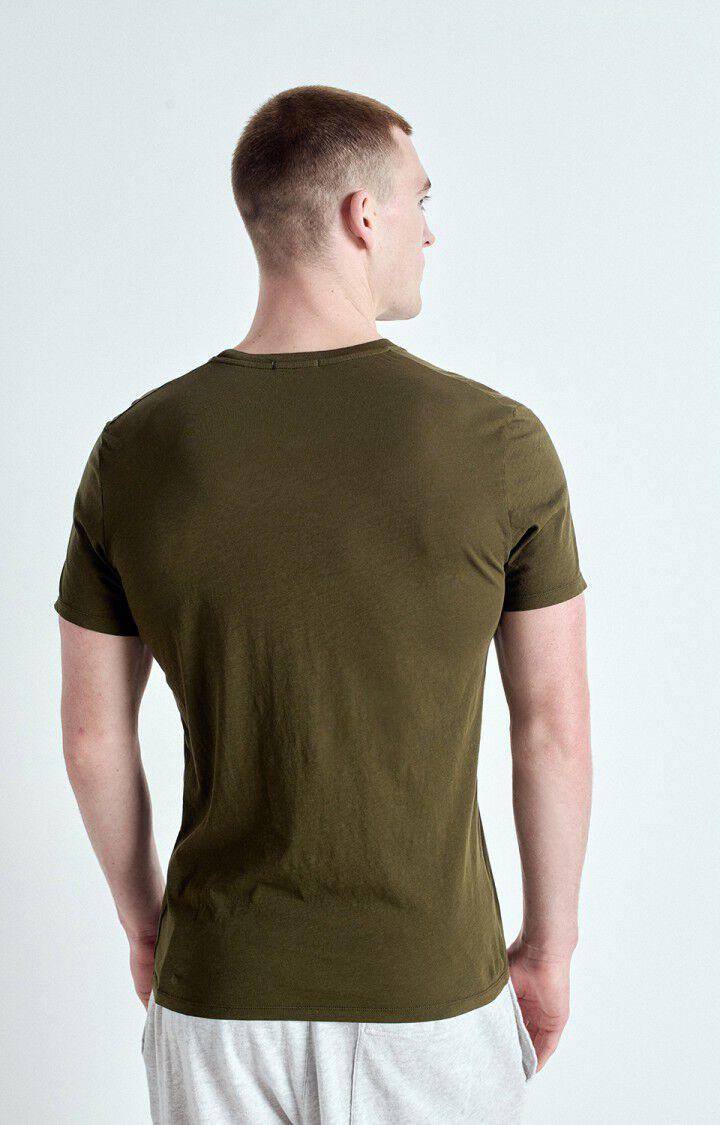 American Vintage T-shirt Homme Decatur - KAKI 21 Manches Courtes Vert - E25