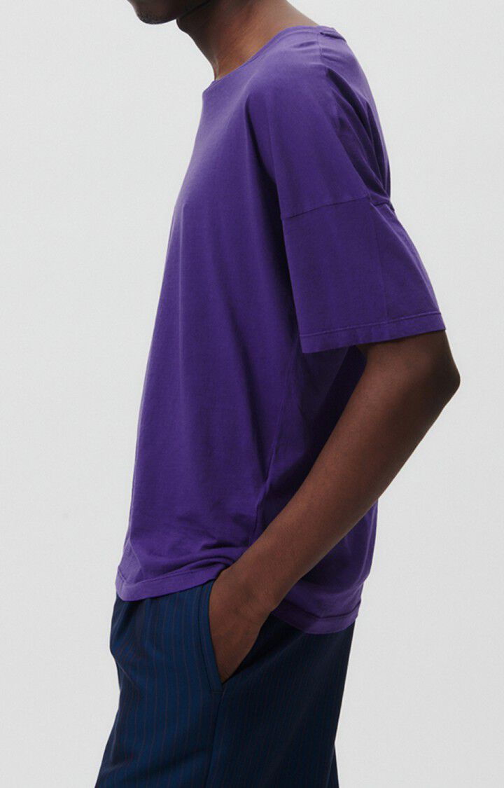 American Vintage T-shirt Homme Decatur - MYRTILLE 15 Manches Courtes Violet - E23