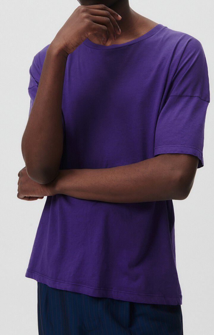 american vintage T-shirt homme Decatur - MYRTILLE 15 Manches courtes Violet - E23