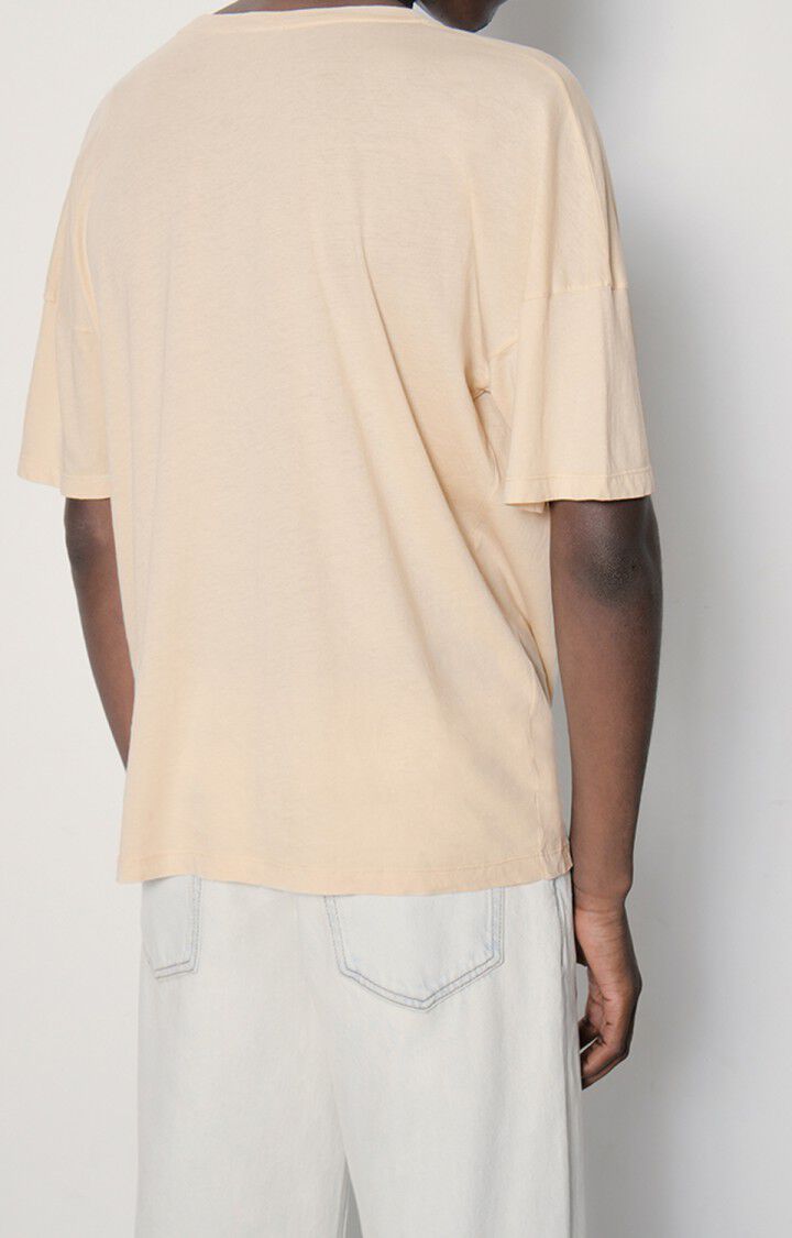 American Vintage T-shirt Homme Decatur - PLUME 15 Manches Courtes Beige - E23