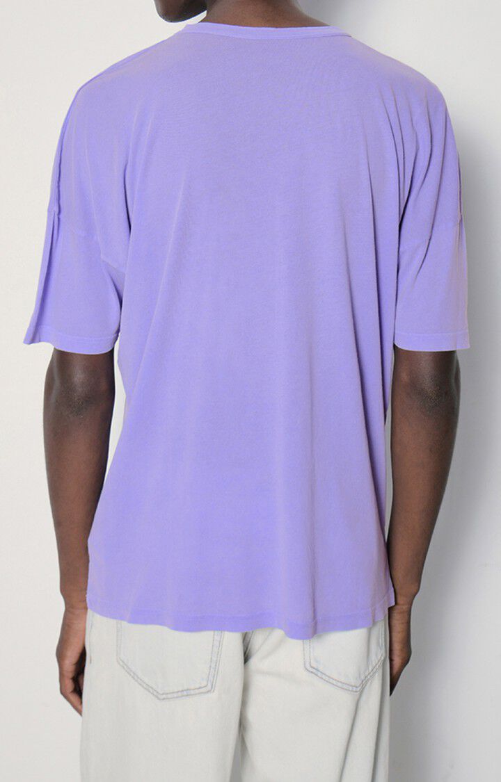 American Vintage T-shirt Homme Devon - AMETHYSTE VINTAGE 15 Manches Courtes Violet - E23