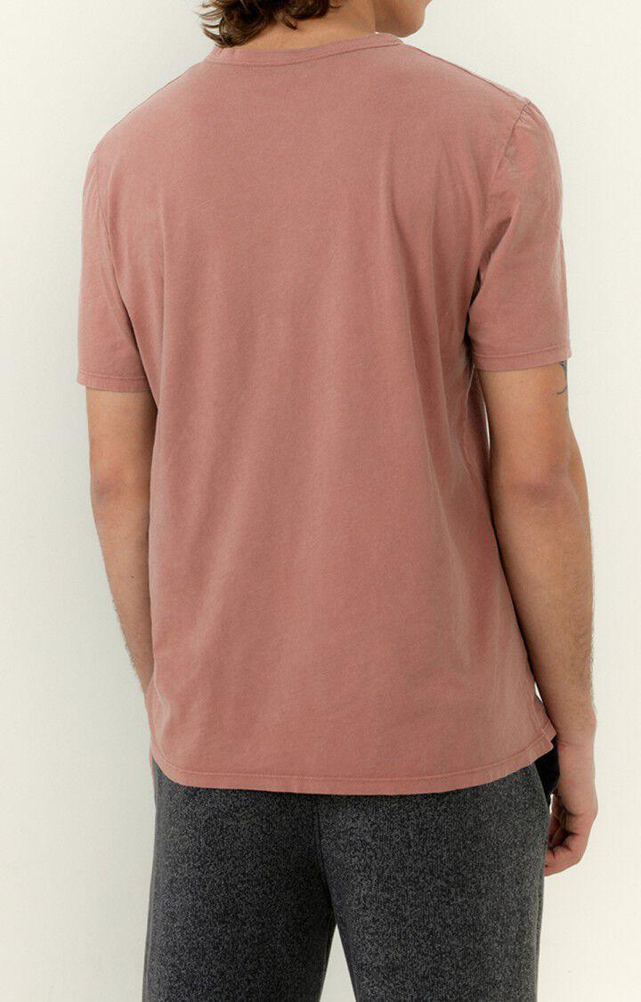American Vintage T-shirt Homme Devon - ARIZONA VINTAGE 23 Manches Courtes Rose - H22