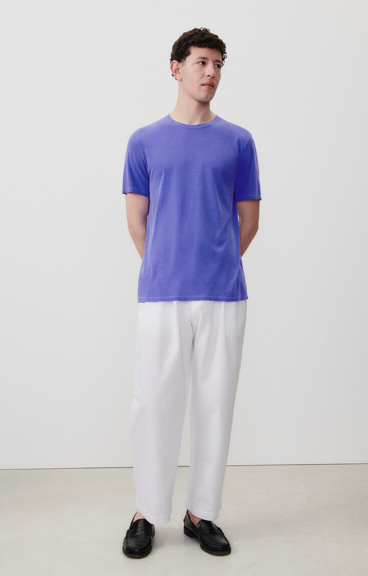 American Vintage T-shirt Homme Devon - AZUREEN VINTAGE 23 Manches Courtes Bleu - E24