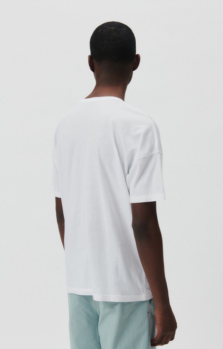 American Vintage T-shirt Homme Devon - BLANC 16 Manches Courtes Blanc - H23