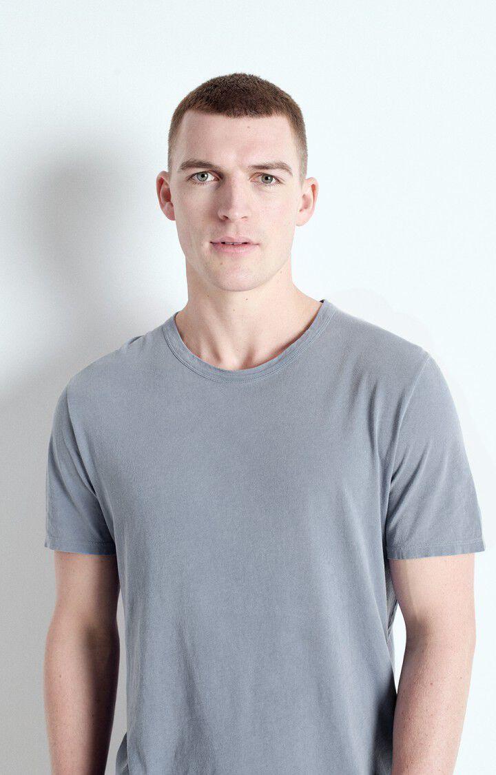 American Vintage T-shirt Homme Devon - BLEU GRIS VINTAGE 23 Manches Courtes Bleu - E25