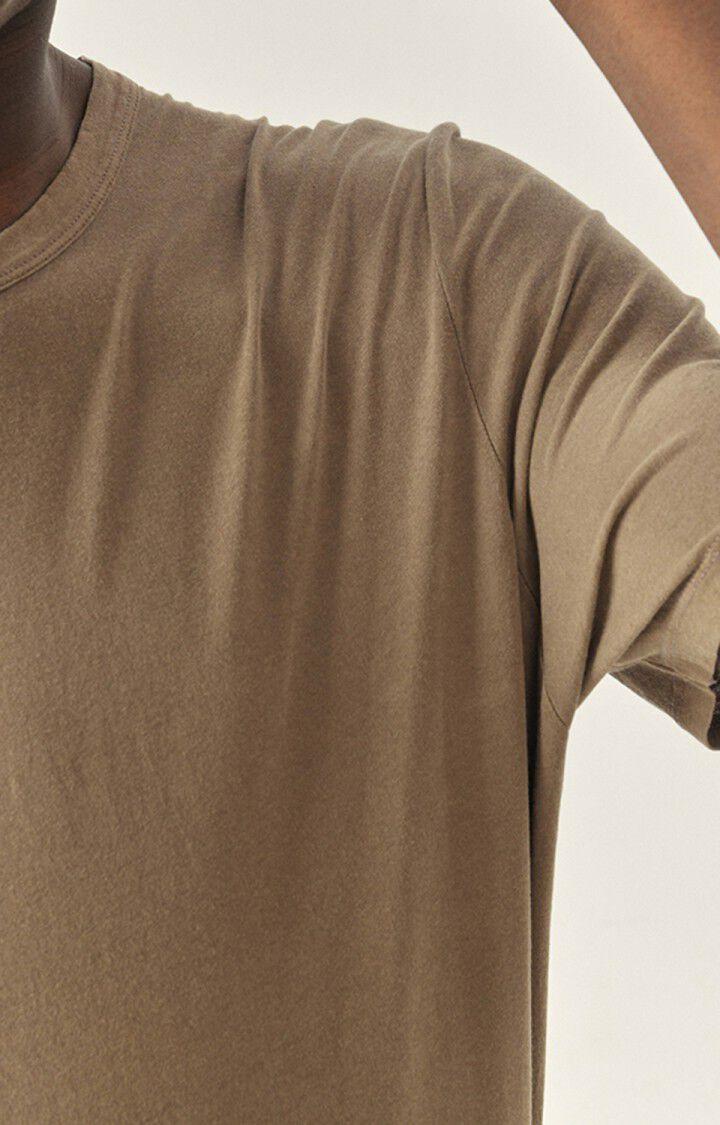 American Vintage T-shirt Homme Devon - CAFE AU LAIT VINTAGE 23 Manches Courtes Marron - H22
