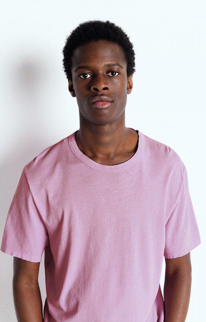 American Vintage T-shirt Homme Devon - CHAMALLOW VINTAGE 23 Manches Courtes Rose - E25