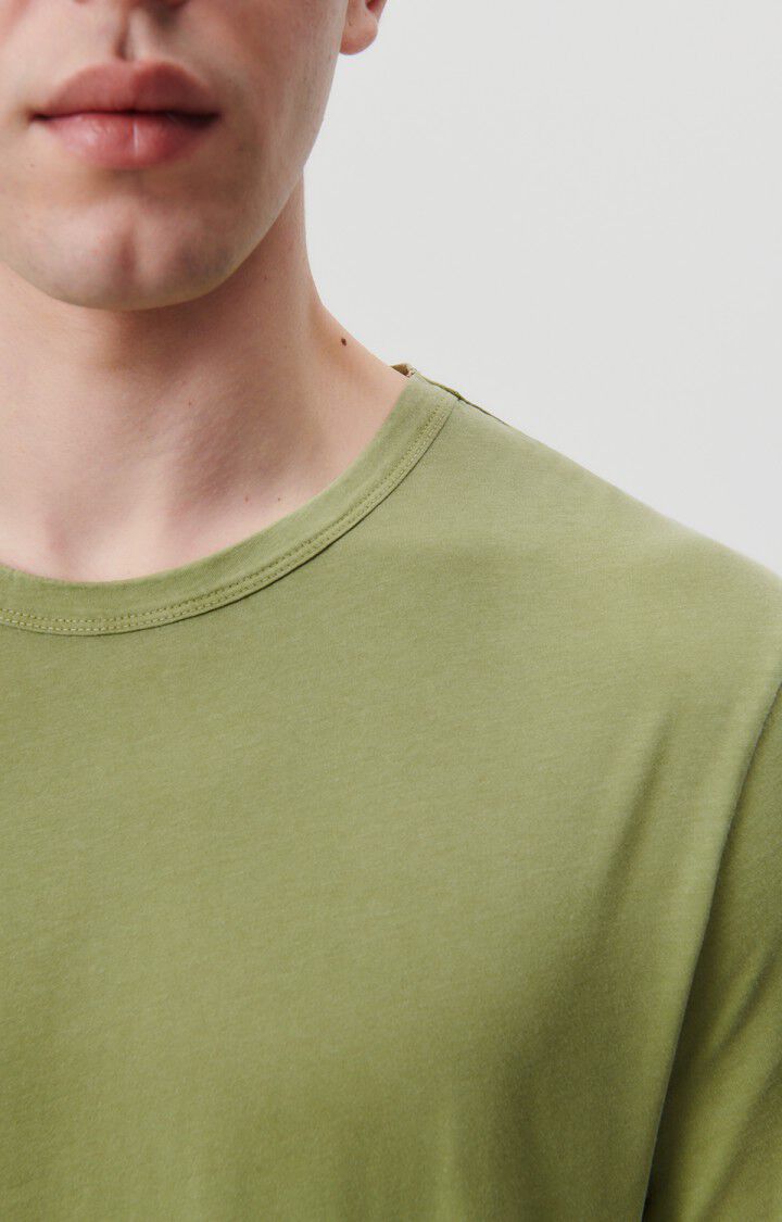 American Vintage T-shirt Homme Devon - OLIVERAIE VINTAGE 23 Manches Courtes Vert - E24