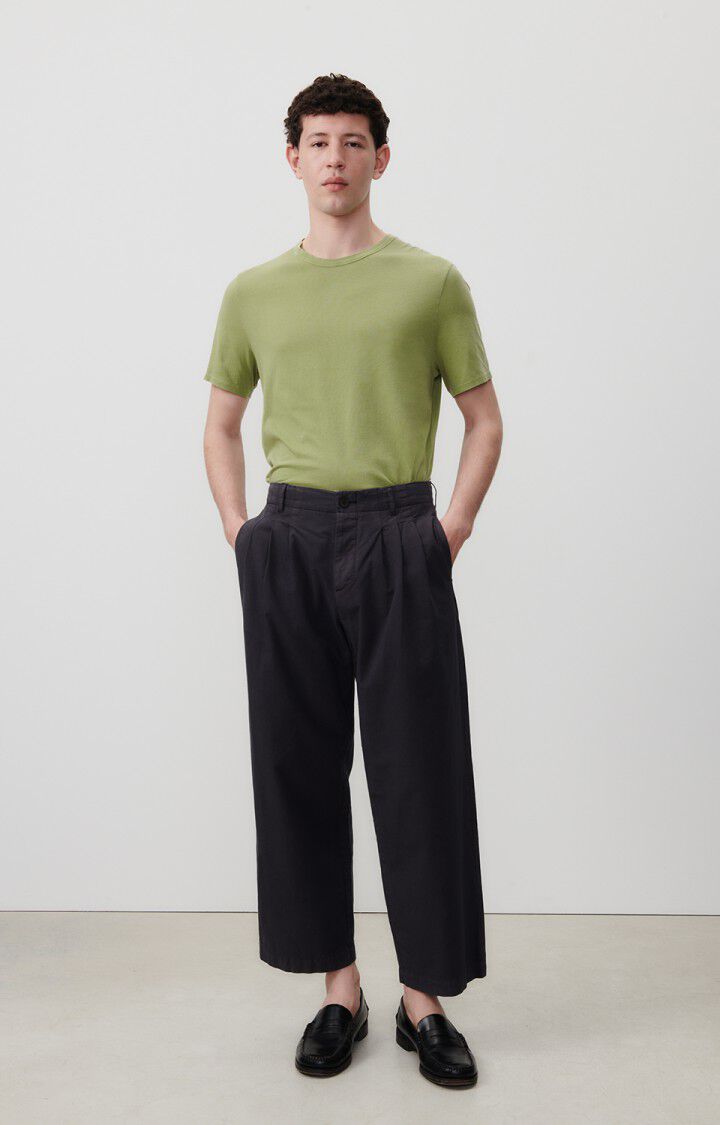 American Vintage T-shirt Homme Devon - OLIVERAIE VINTAGE 23 Manches Courtes Vert - E24