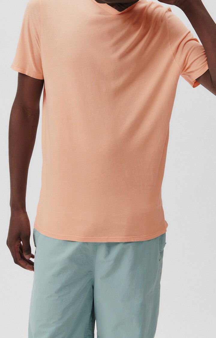 american vintage T-shirt homme Devon - PECHE VINTAGE 23 Manches courtes Orange - E23