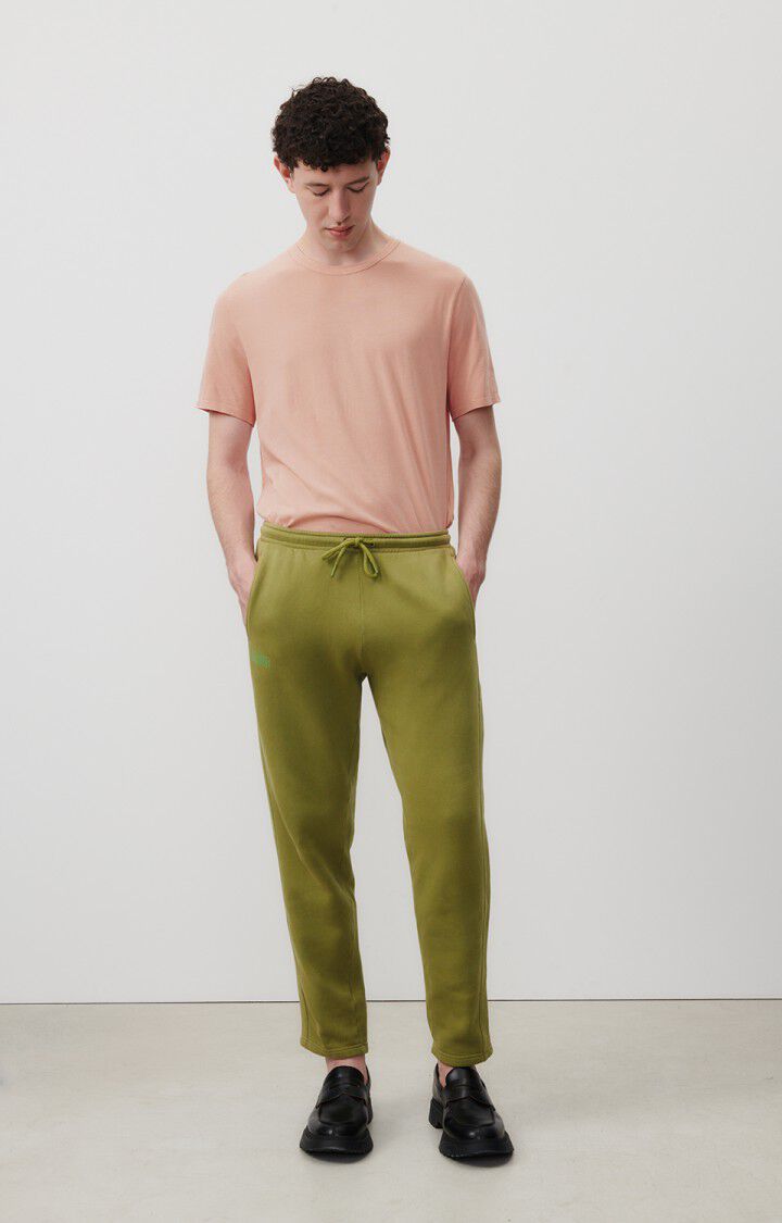 American Vintage T-shirt Homme Devon - POUDRE VINTAGE 23 Manches Courtes Rose - E24