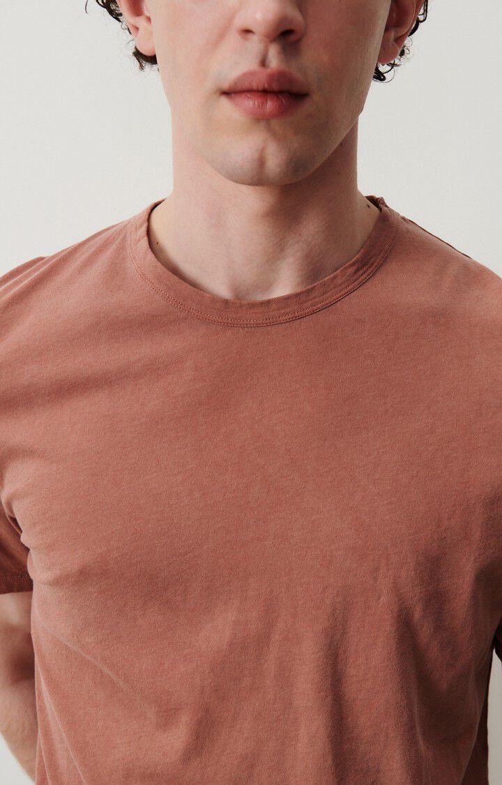 American Vintage T-shirt Homme Devon - TERRACOTTA VINTAGE 23 Manches Courtes Rouge - H24