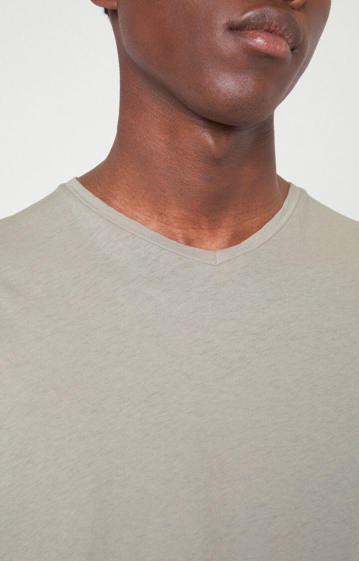 American Vintage T-shirt Homme Fakobay - ARGENT VINTAGE Manches Courtes Gris - H21B