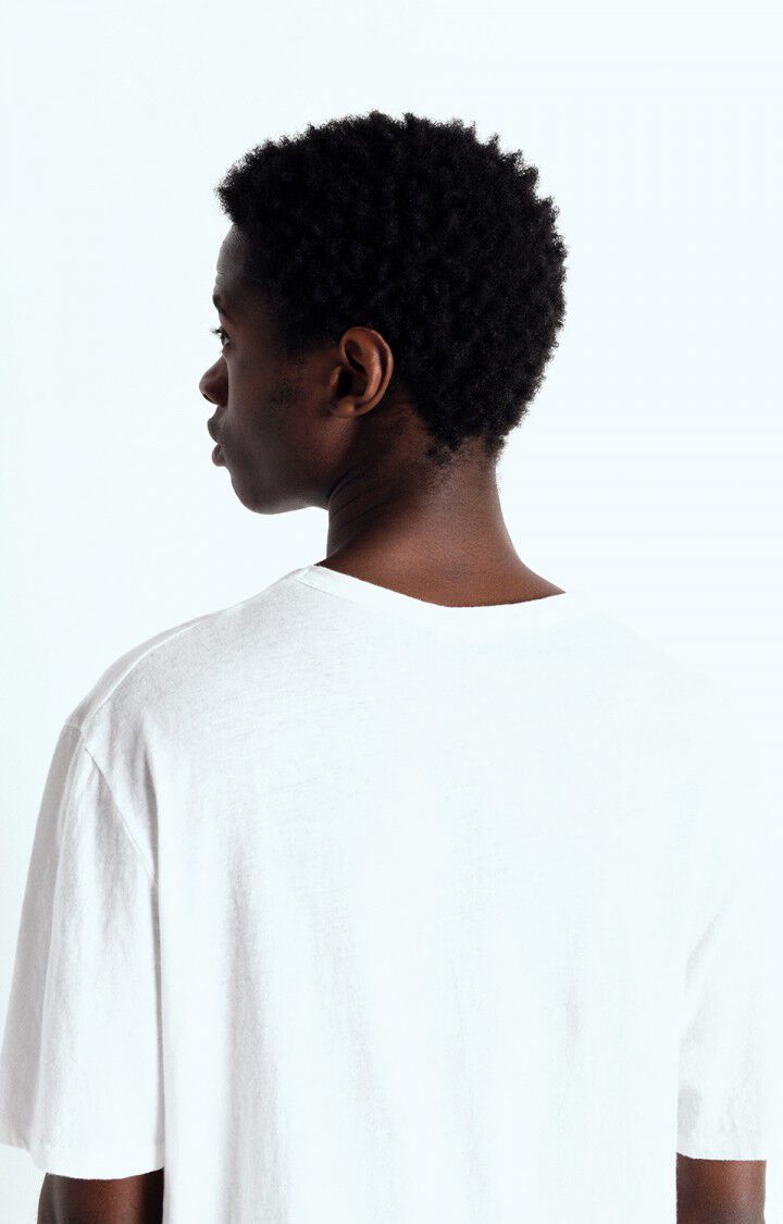American Vintage T-shirt Homme Fakobay - BLANC 23 Manches Courtes Blanc - E25