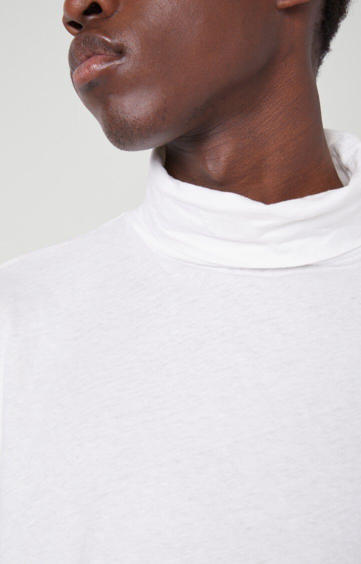 American Vintage T-shirt Homme Fakobay - BLANC Manches Longues Blanc - H21
