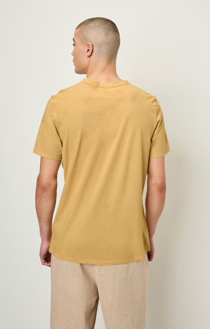 American Vintage T-shirt Homme Fakobay - BLE VINTAGE 23 Manches Courtes Jaune - H22