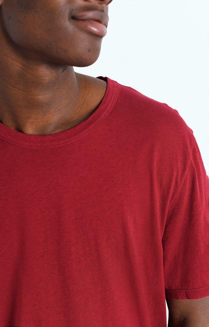 American Vintage T-shirt Homme Fakobay - GRENAT VINTAGE 23 Manches Courtes Rouge - E25