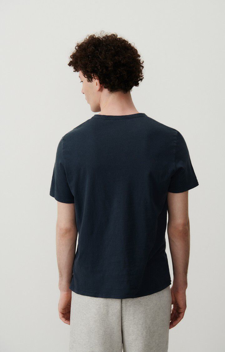 American Vintage T-shirt Homme Fakobay - OUTREMER 23 Manches Courtes Bleu - E25