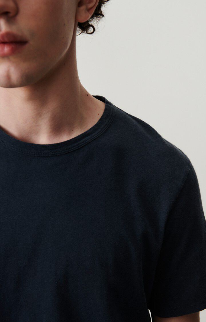 American Vintage T-shirt Homme Fakobay - OUTREMER 23 Manches Courtes Bleu - E25