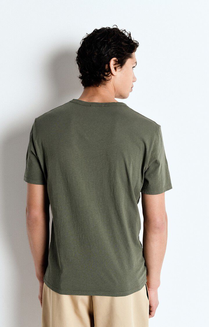 American Vintage T-shirt Homme Fakobay - TORTUE VINTAGE 23 Manches Courtes Vert - E25