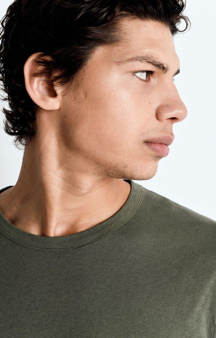 American Vintage T-shirt Homme Fakobay - TORTUE VINTAGE 23 Manches Courtes Vert - E25