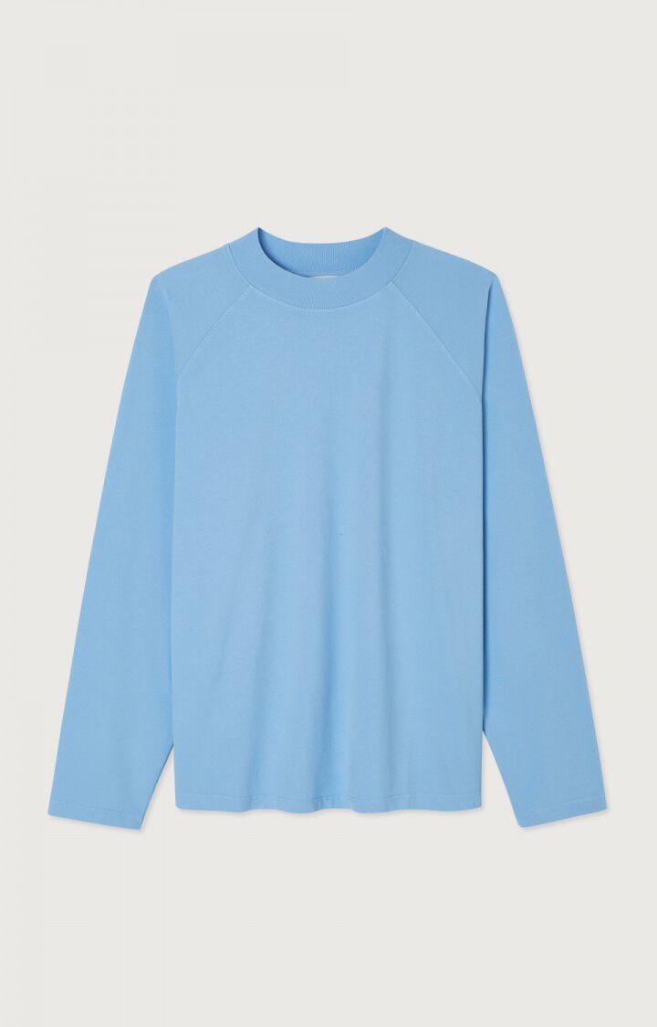 american vintage T-shirt homme Fazy - ATMOSPHERE VINTAGE 78 Manches longues Bleu - E25