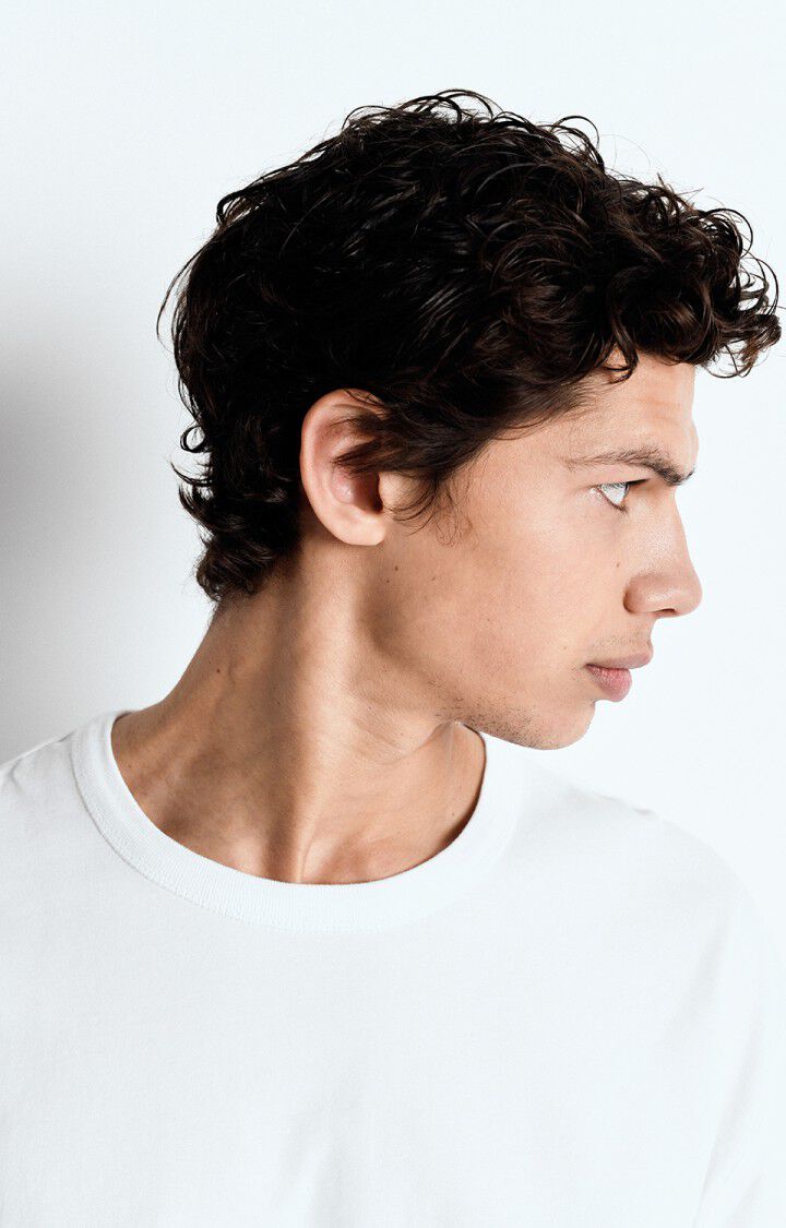 American Vintage T-shirt Homme Fazy - BLANC 24 Manches Courtes Blanc - E25