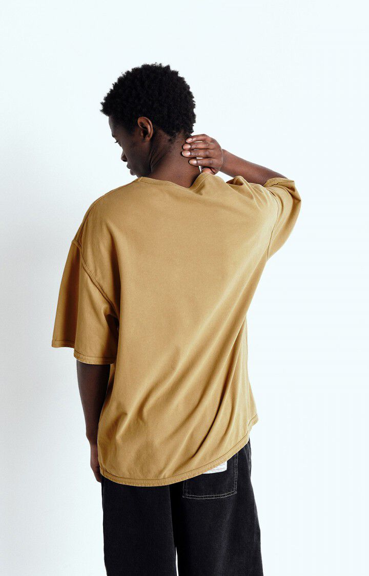 American Vintage T-shirt Homme Fazy - BOULGOUR VINTAGE 24 Manches Courtes Beige - E25