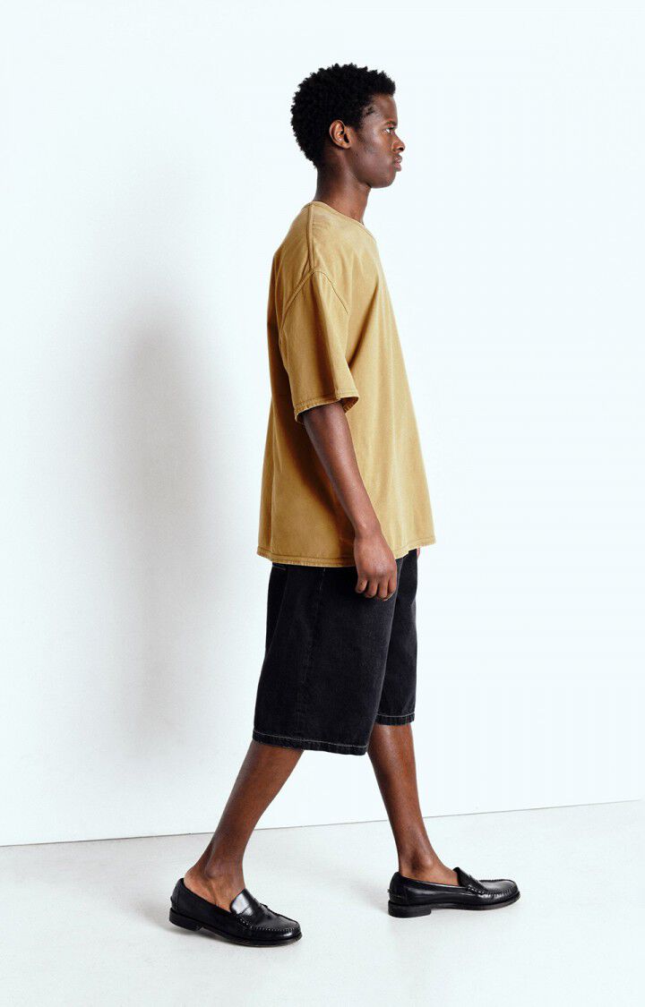 American Vintage T-shirt Homme Fazy - BOULGOUR VINTAGE 24 Manches Courtes Beige - E25