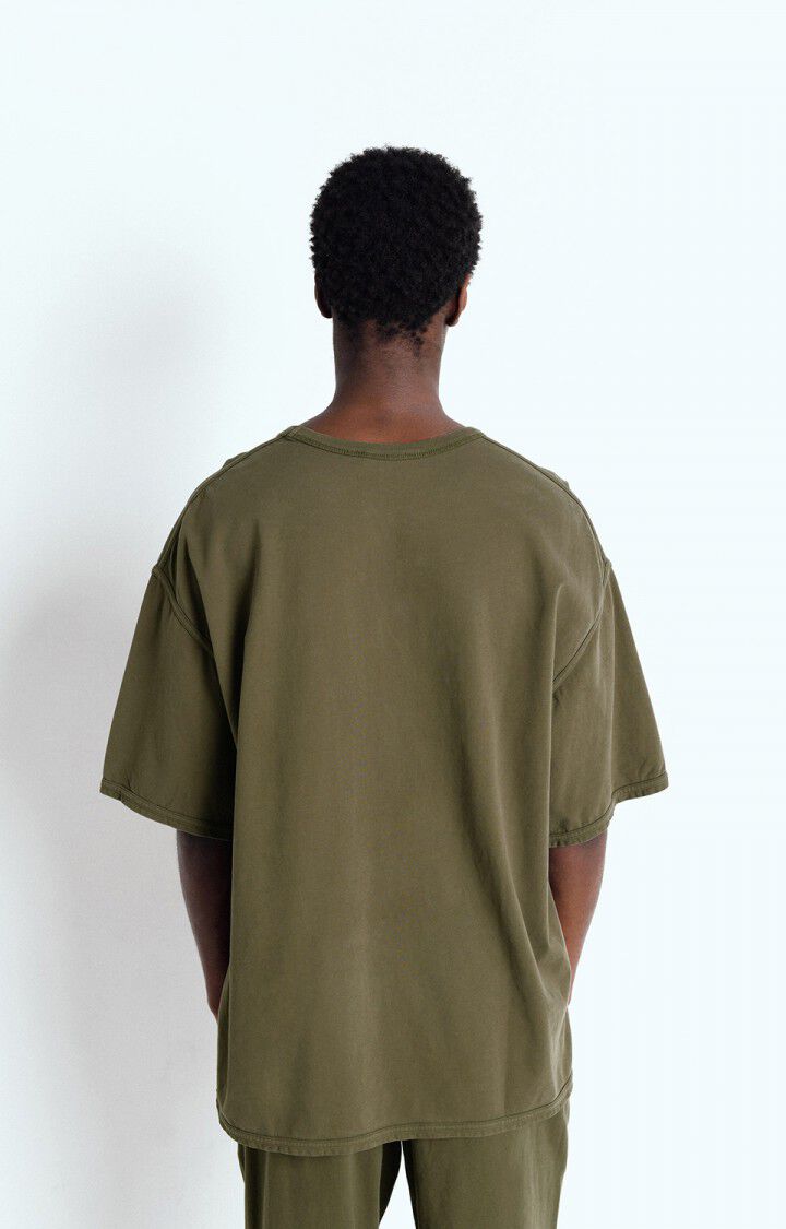 American Vintage T-shirt Homme Fazy - BUISSON VINTAGE 24 Manches Courtes Vert - E25