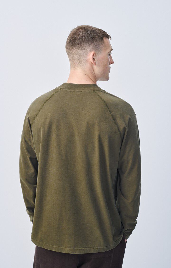 American Vintage T-shirt Homme Fazy - BUISSON VINTAGE 78 Manches Longues Vert - E25