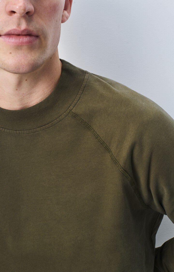 American Vintage T-shirt Homme Fazy - BUISSON VINTAGE 78 Manches Longues Vert - E25