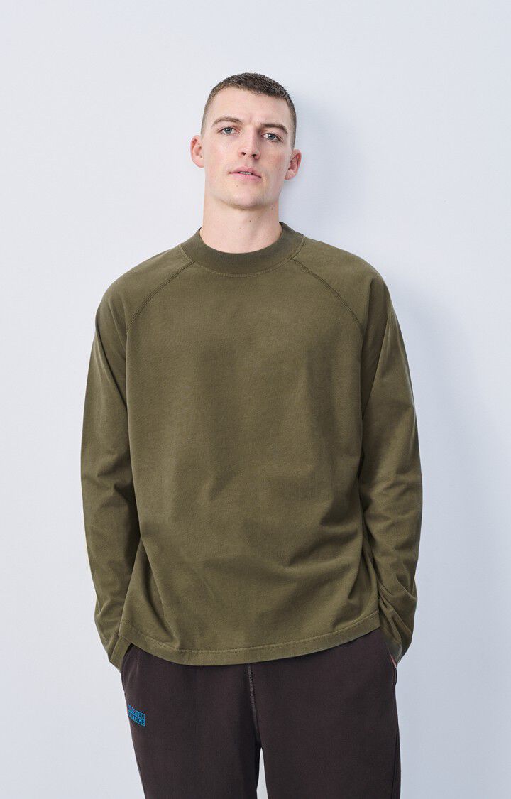 american vintage T-shirt homme Fazy - BUISSON VINTAGE 78 Manches longues Vert - E25