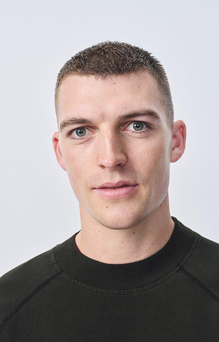 American Vintage T-shirt Homme Fazy - CARBONE VINTAGE 78 Manches Longues Noir - E25