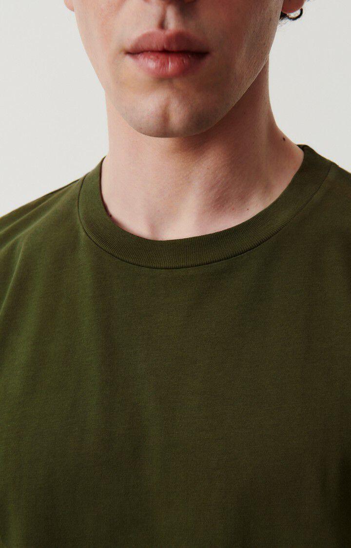 American Vintage T-shirt Homme Fizvalley - ALGUE VINTAGE 16 Manches Courtes Vert - E25