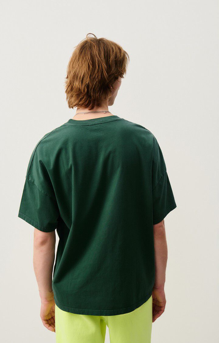 American Vintage T-shirt Homme Fizvalley - BASILIC VINTAGE 16 Manches Courtes Vert - H24