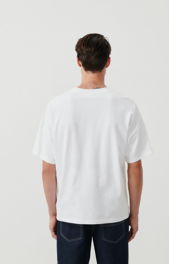 American Vintage T-shirt Homme Fizvalley - BLANC 16 Manches Courtes Blanc - H23