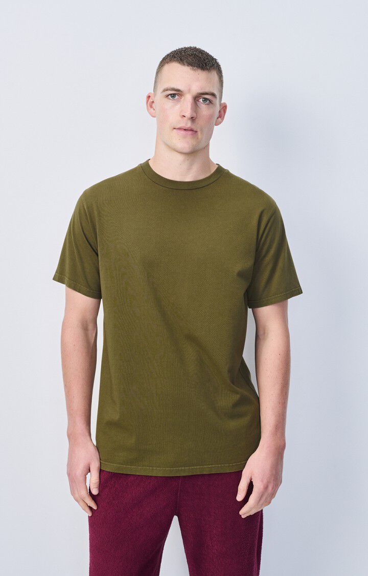 american vintage T-shirt homme Fizvalley - BUISSON VINTAGE 22 Manches courtes Vert - E25