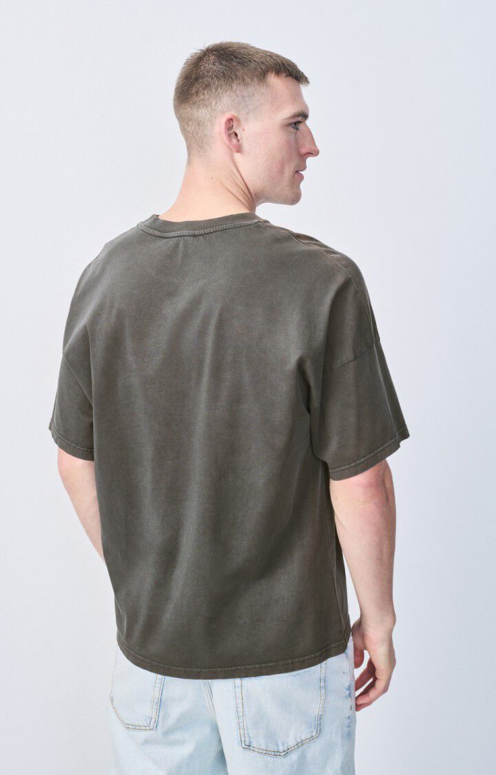 American Vintage T-shirt Homme Fizvalley - CARBONE VINTAGE 16 Manches Courtes Noir - E25