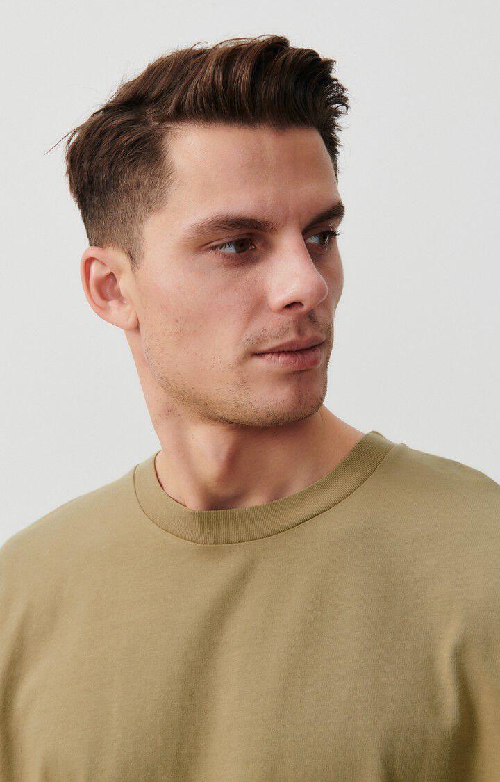 American Vintage T-shirt Homme Fizvalley - CASSONADE VINTAGE 16 Manches Courtes Marron - E24