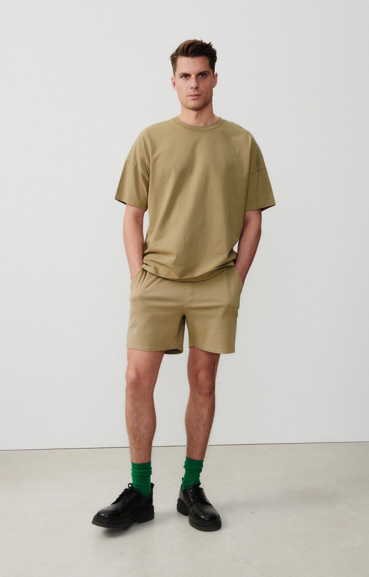 american vintage T-shirt homme Fizvalley - CASSONADE VINTAGE 16 Manches courtes Marron - E24