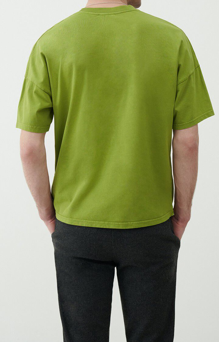 American Vintage T-shirt Homme Fizvalley - CITRONELLE VINTAGE Manches Courtes Vert - E22